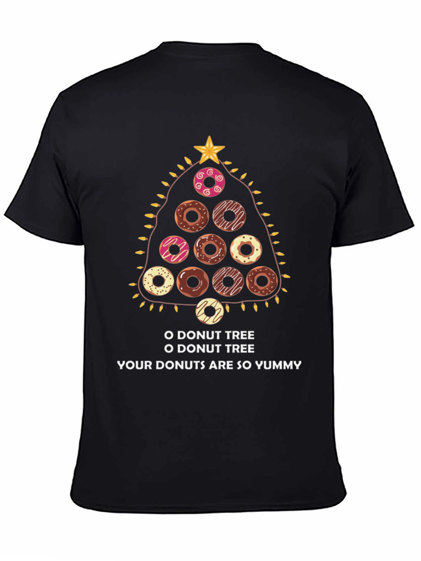 O Donut Tree T-Shirt - Christmas Holiday Tee