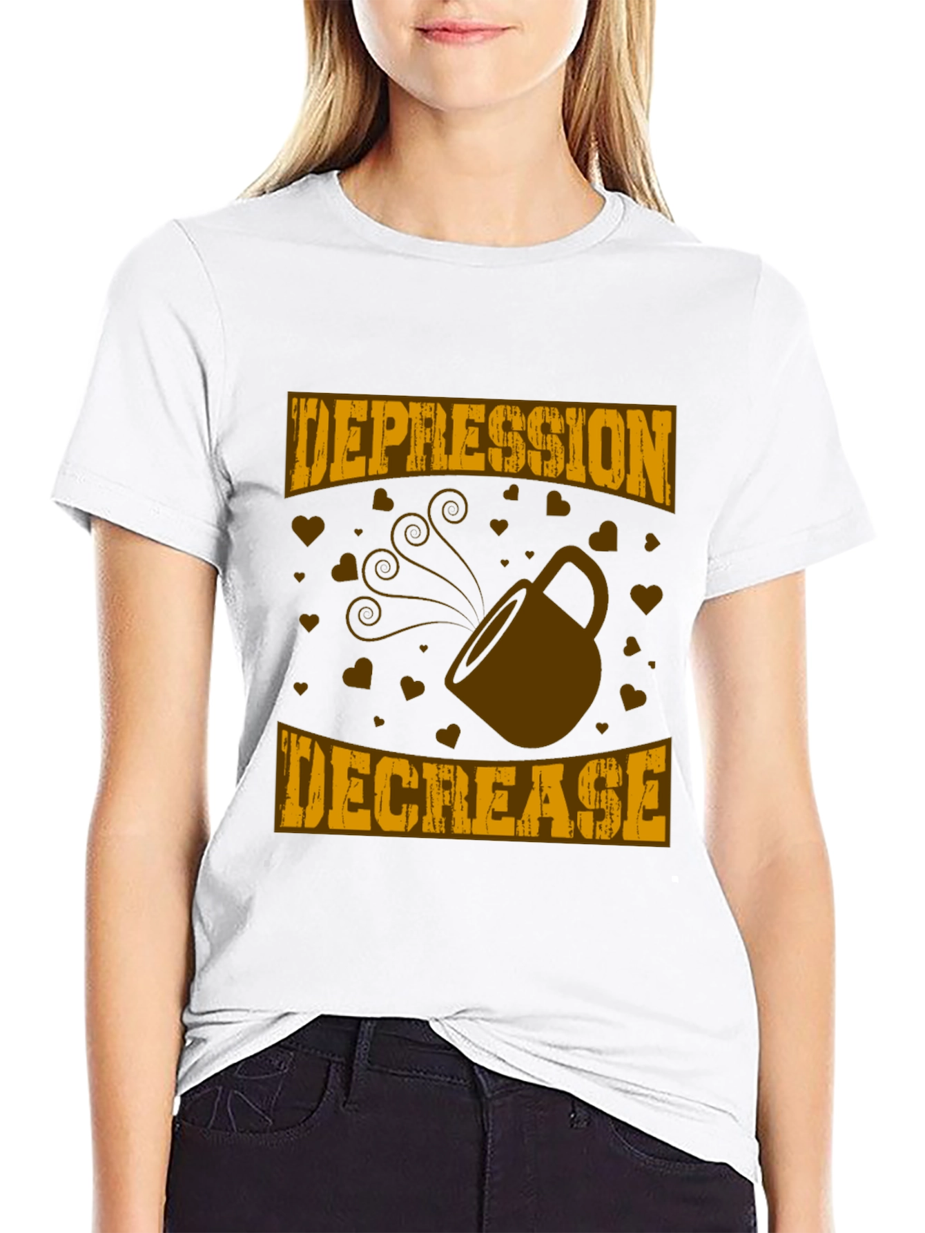 Depression Decrease Coffee T-Shirt
