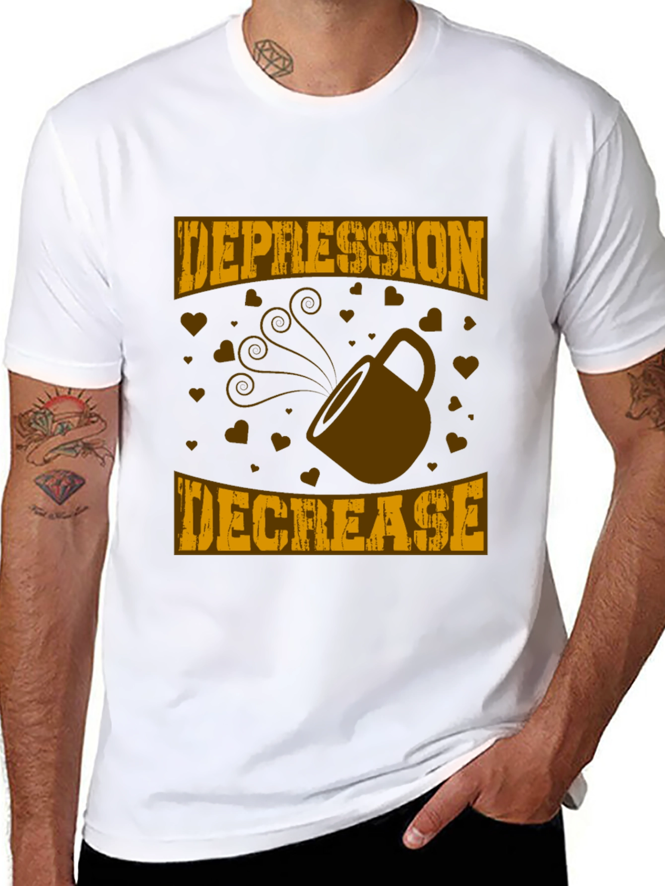 Depression Decrease Coffee T-Shirt