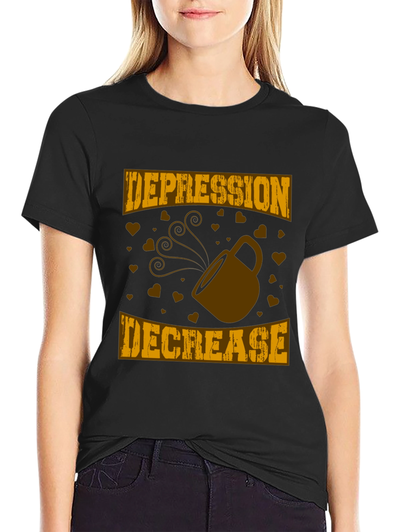 Depression Decrease Coffee T-Shirt