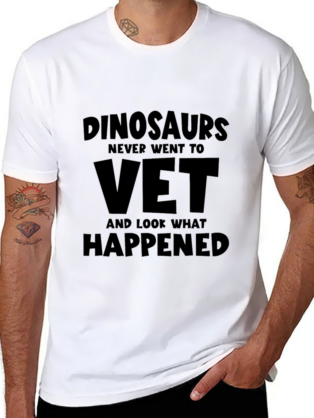 Dinosaurs Vet T-Shirt: Funny Graphic Tee