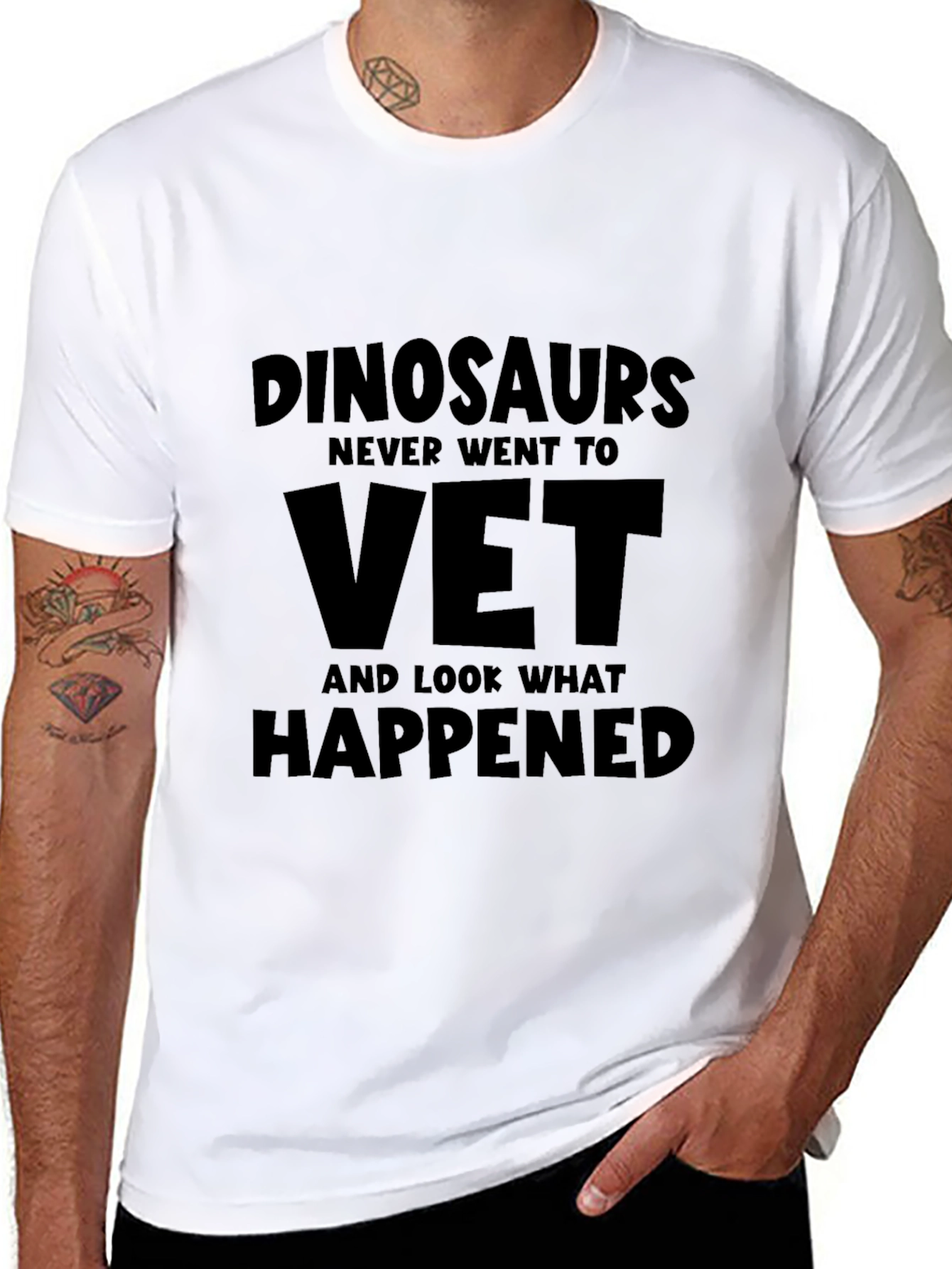 Dinosaurs Vet T-Shirt: Funny Graphic Tee
