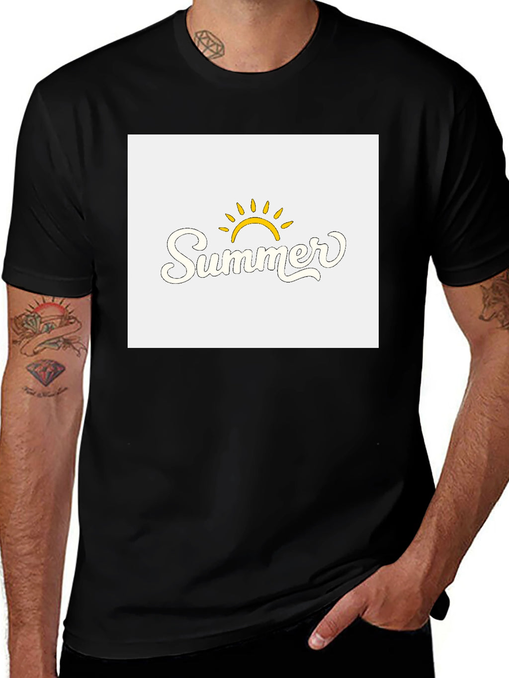 Summer T-Shirt - Sun Graphic Tee