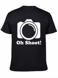Oh Shoot! Camera Graphic T-Shirt