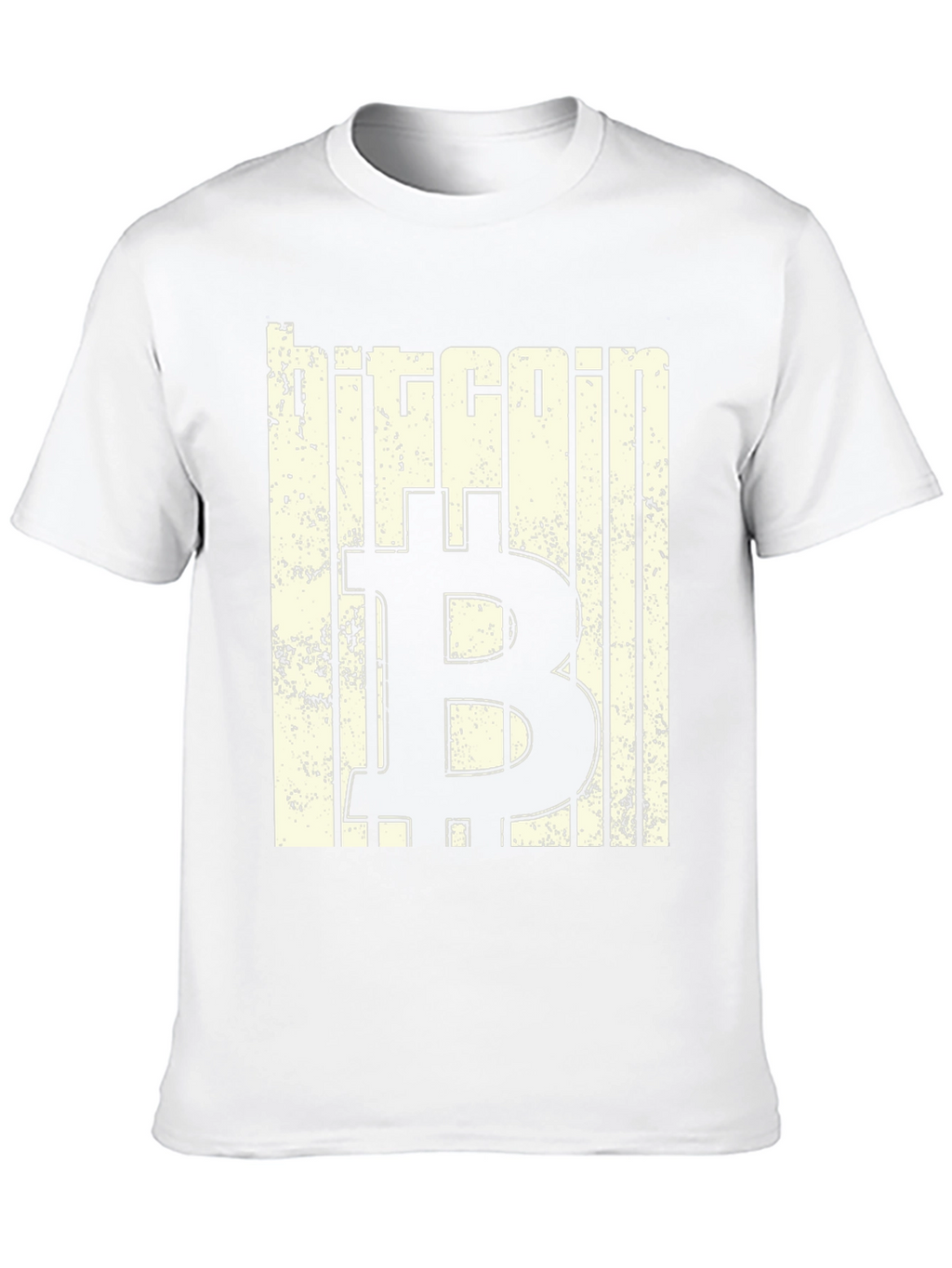 Bitcoin Graphic Print Black T-Shirt