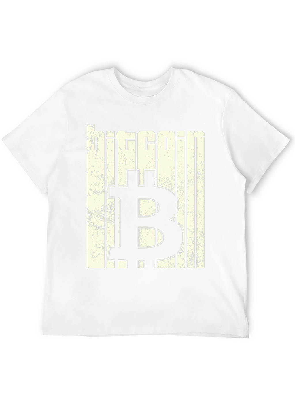 Bitcoin Graphic Print Black T-Shirt