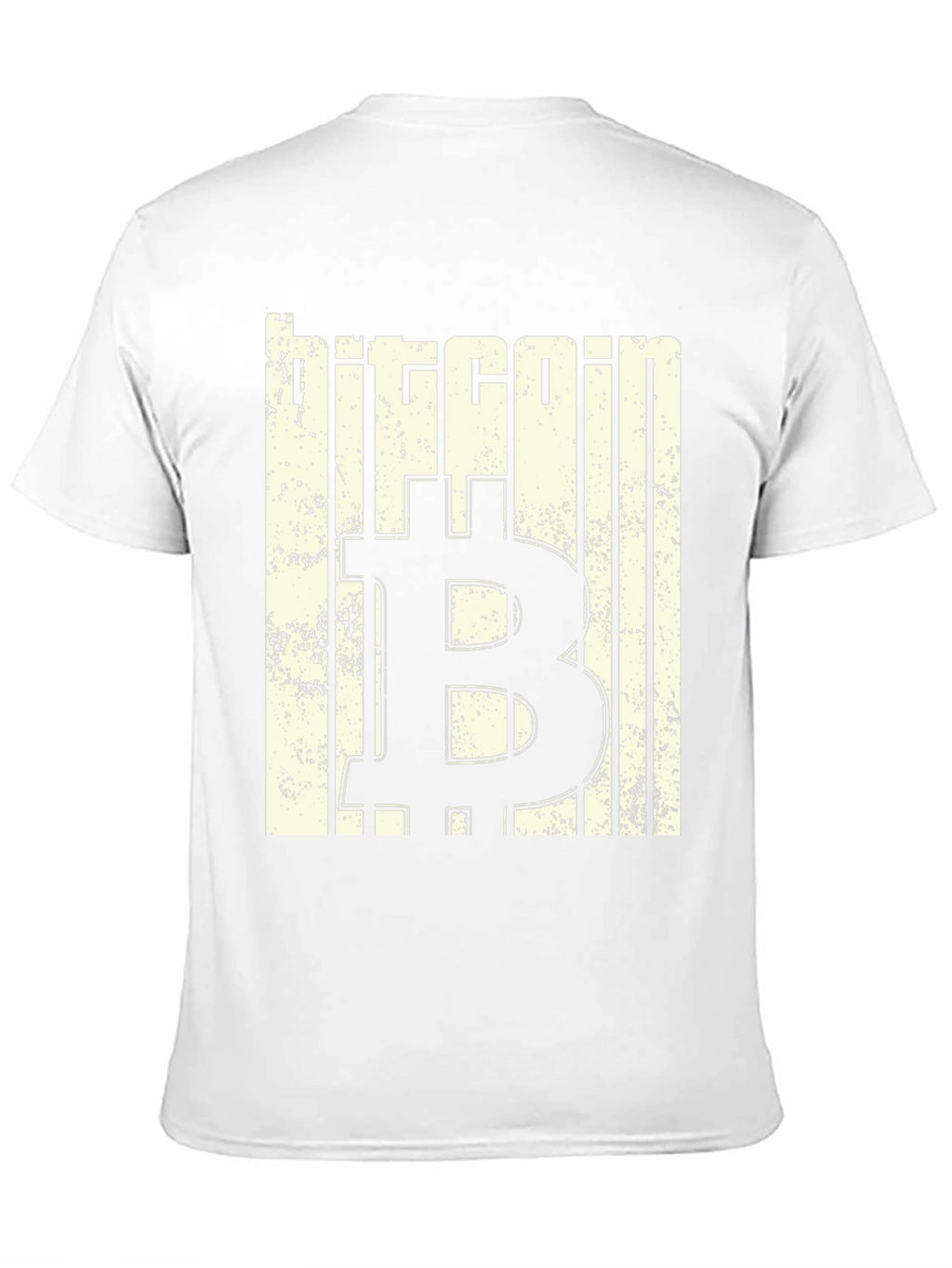 Bitcoin Graphic Print Black T-Shirt