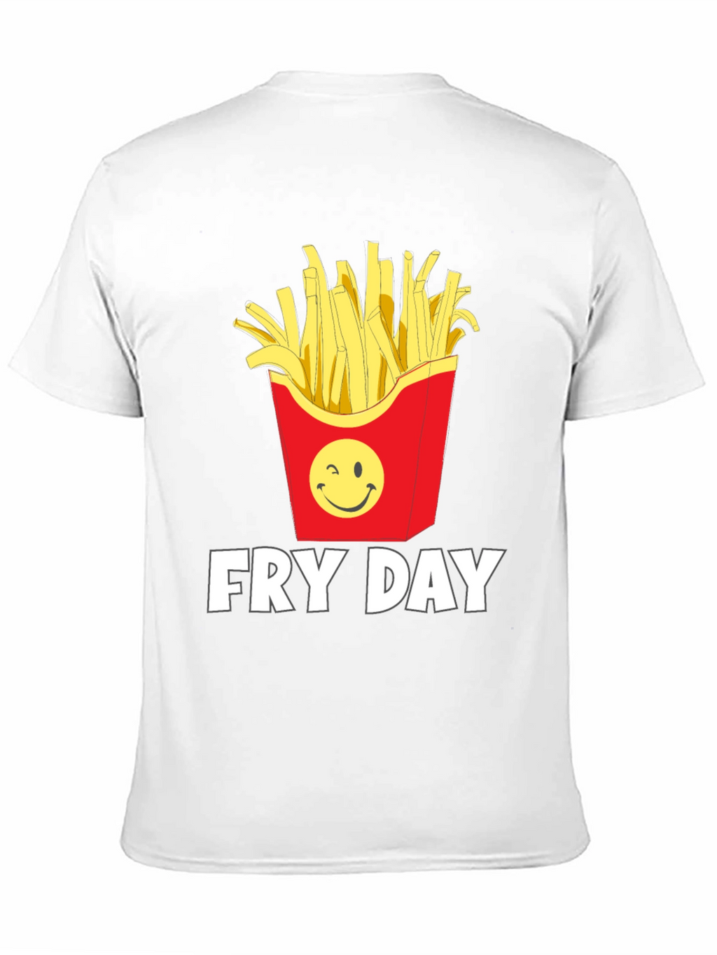 Fry Day Graphic T-Shirt - Black Cotton Tee