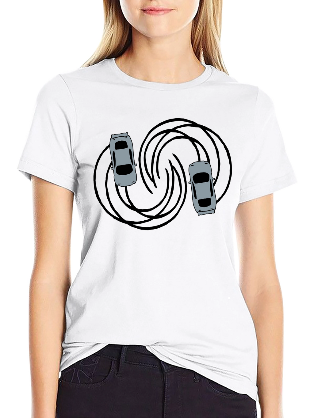 Drifting Cars Graphic T-Shirt