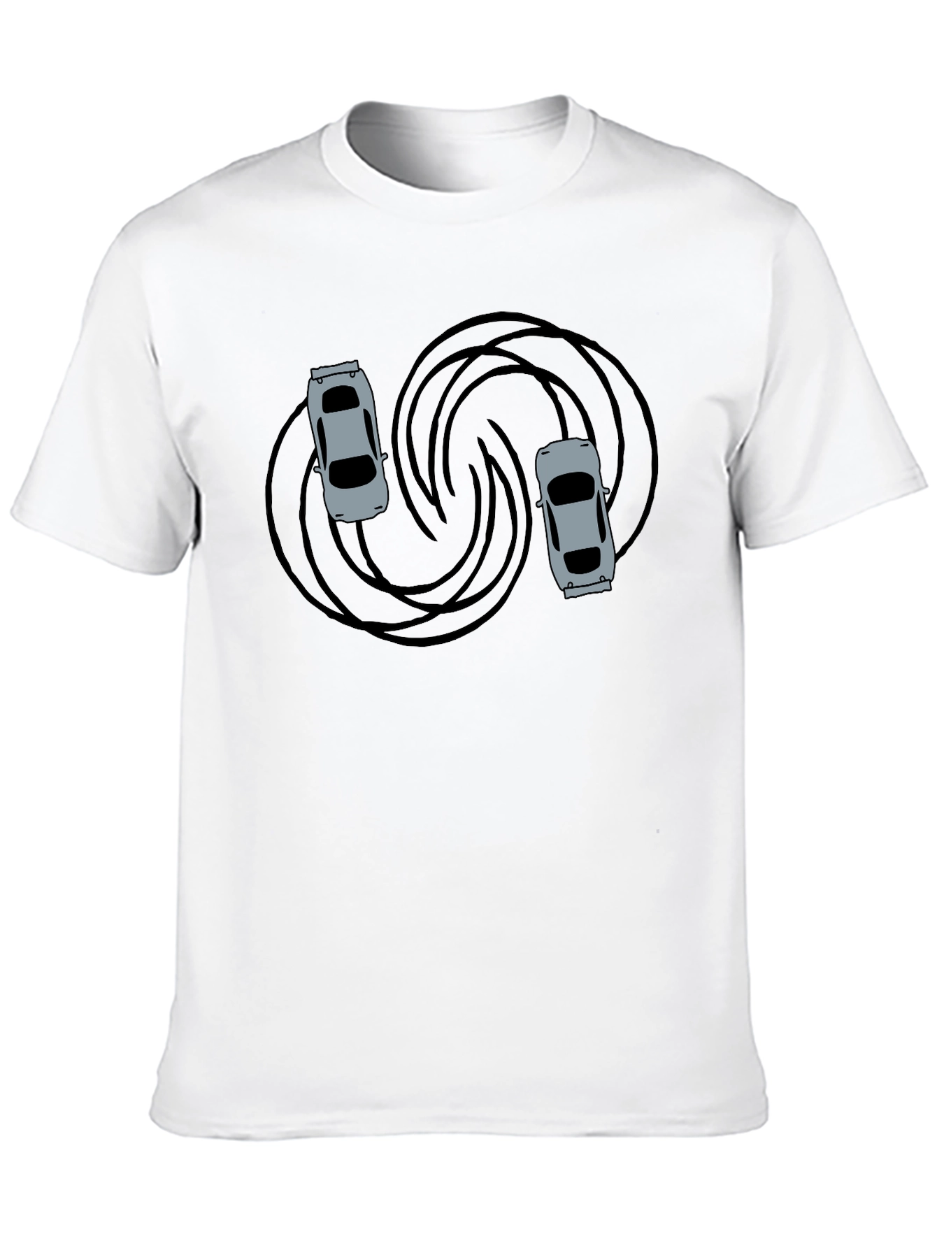 Drifting Cars Graphic T-Shirt