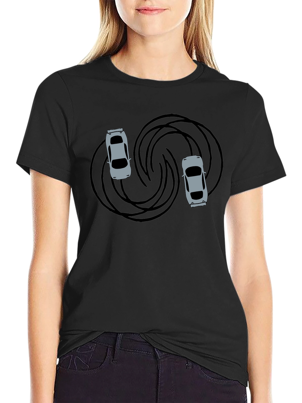 Drifting Cars Graphic T-Shirt