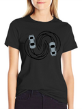 Drifting Cars Graphic T-Shirt
