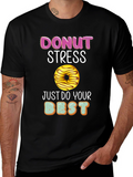 Donut Stress T-Shirt - Funny Relax Graphic Tee