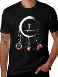 Festive Paddle Boarding Holiday T-Shirt