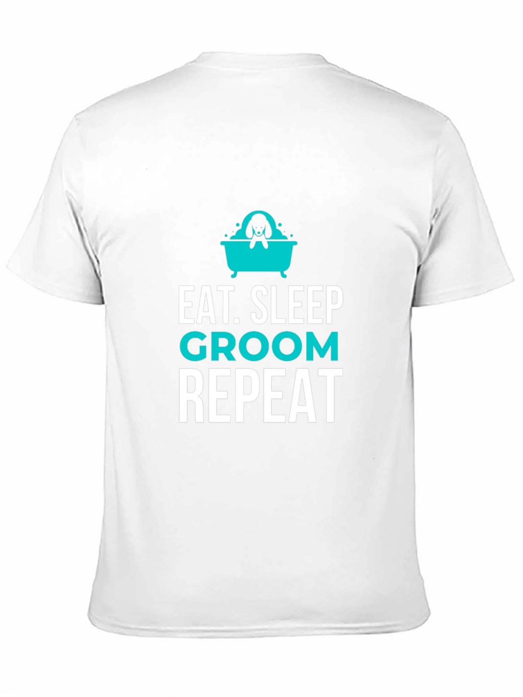 Eat Sleep Groom Repeat Graphic Tee