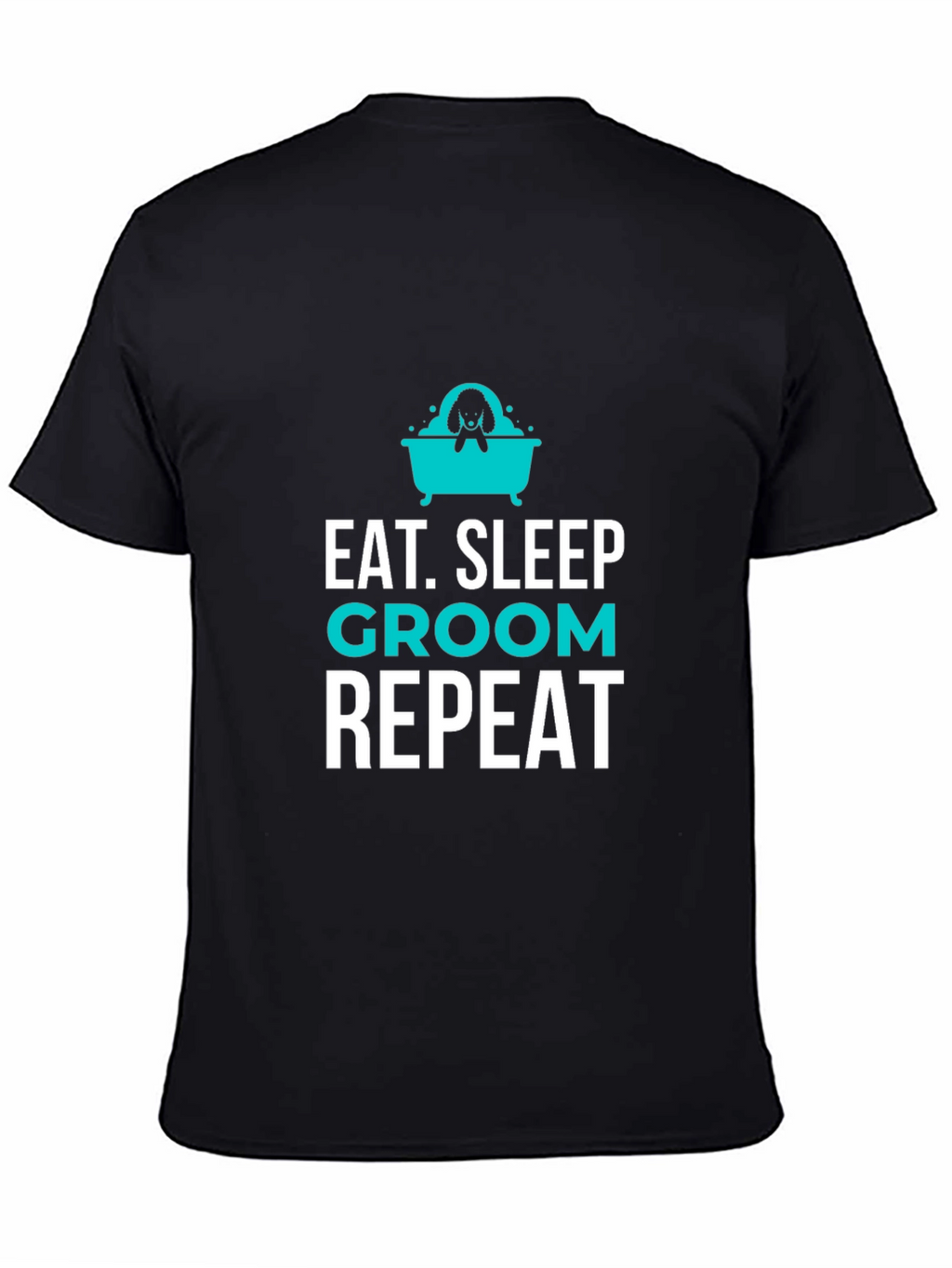 Eat Sleep Groom Repeat Graphic Tee