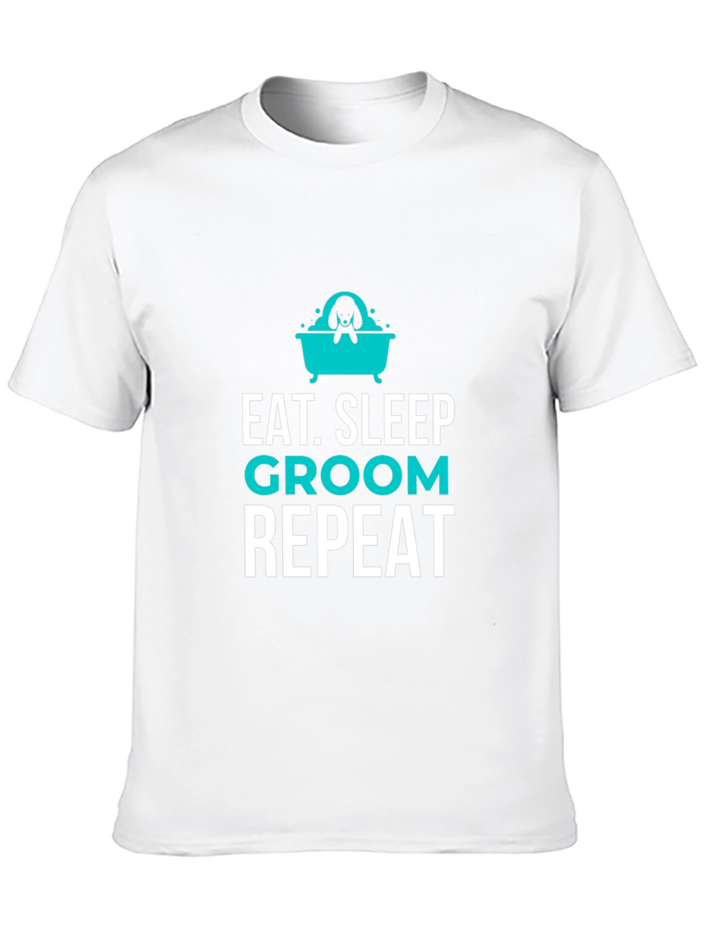 Eat Sleep Groom Repeat Graphic Tee