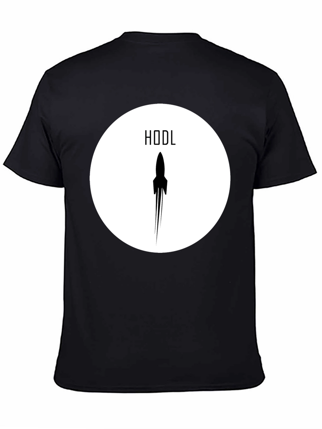 HODL Rocket Crypto T-Shirt - Black