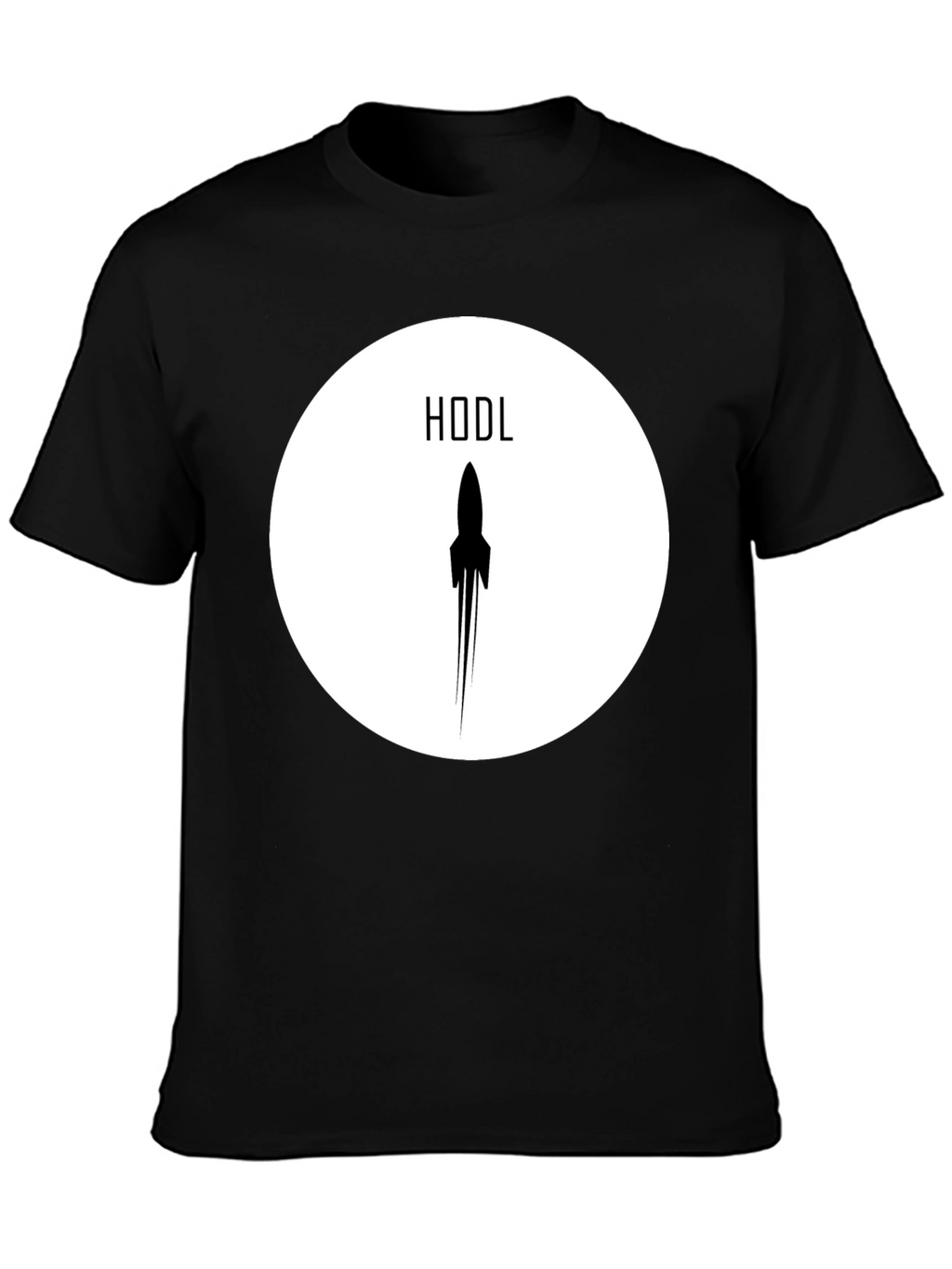 HODL Rocket Crypto T-Shirt - Black