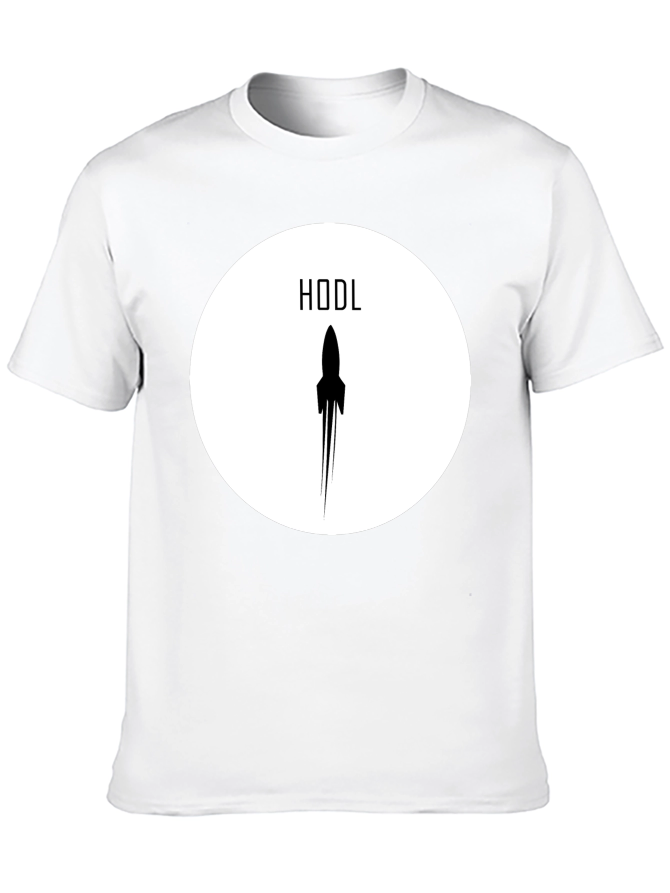 HODL Rocket Crypto T-Shirt - Black