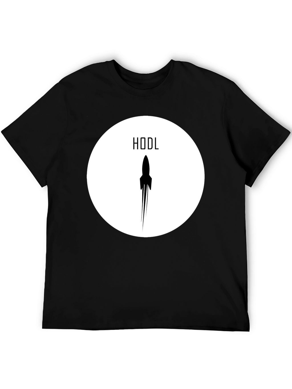 HODL Rocket Crypto T-Shirt - Black
