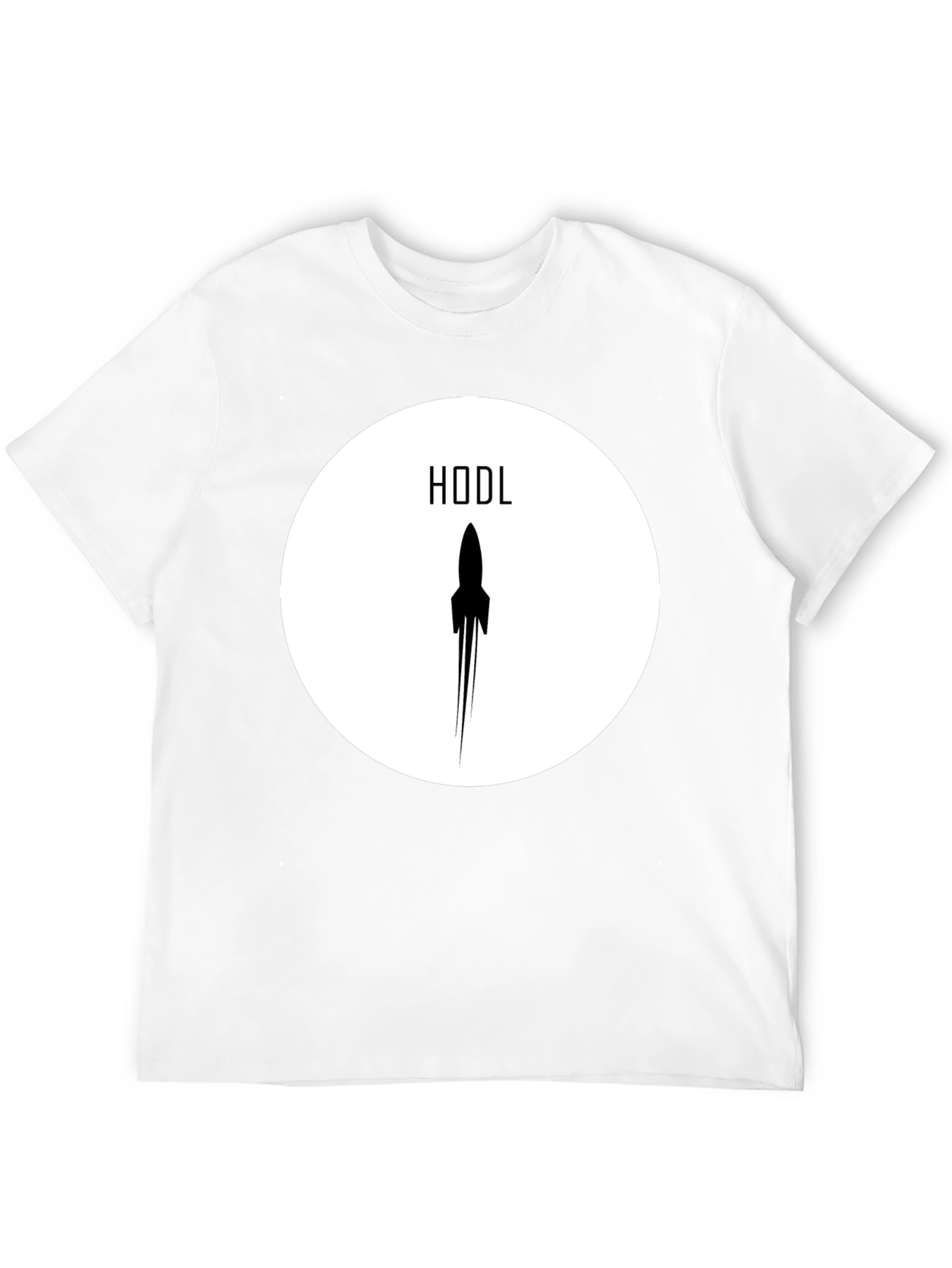 HODL Rocket Crypto T-Shirt - Black