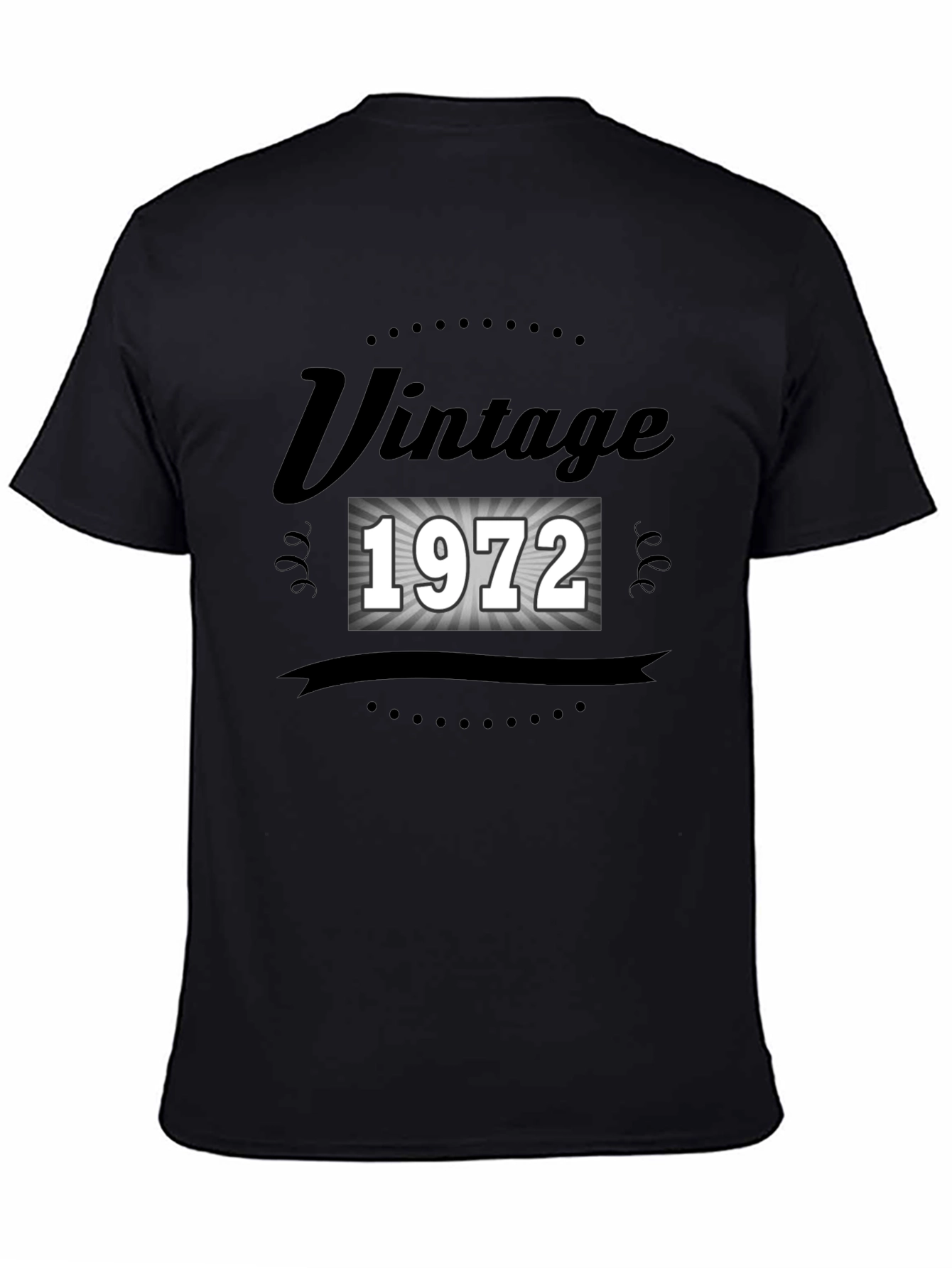 Vintage 1972 T-Shirt - Classic Birthday Tee