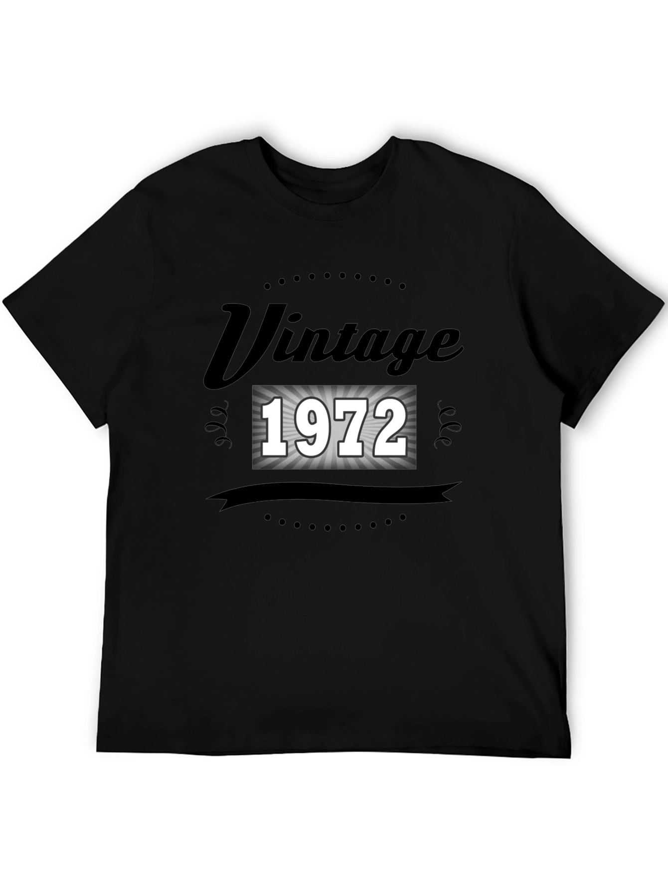 Vintage 1972 T-Shirt - Classic Birthday Tee