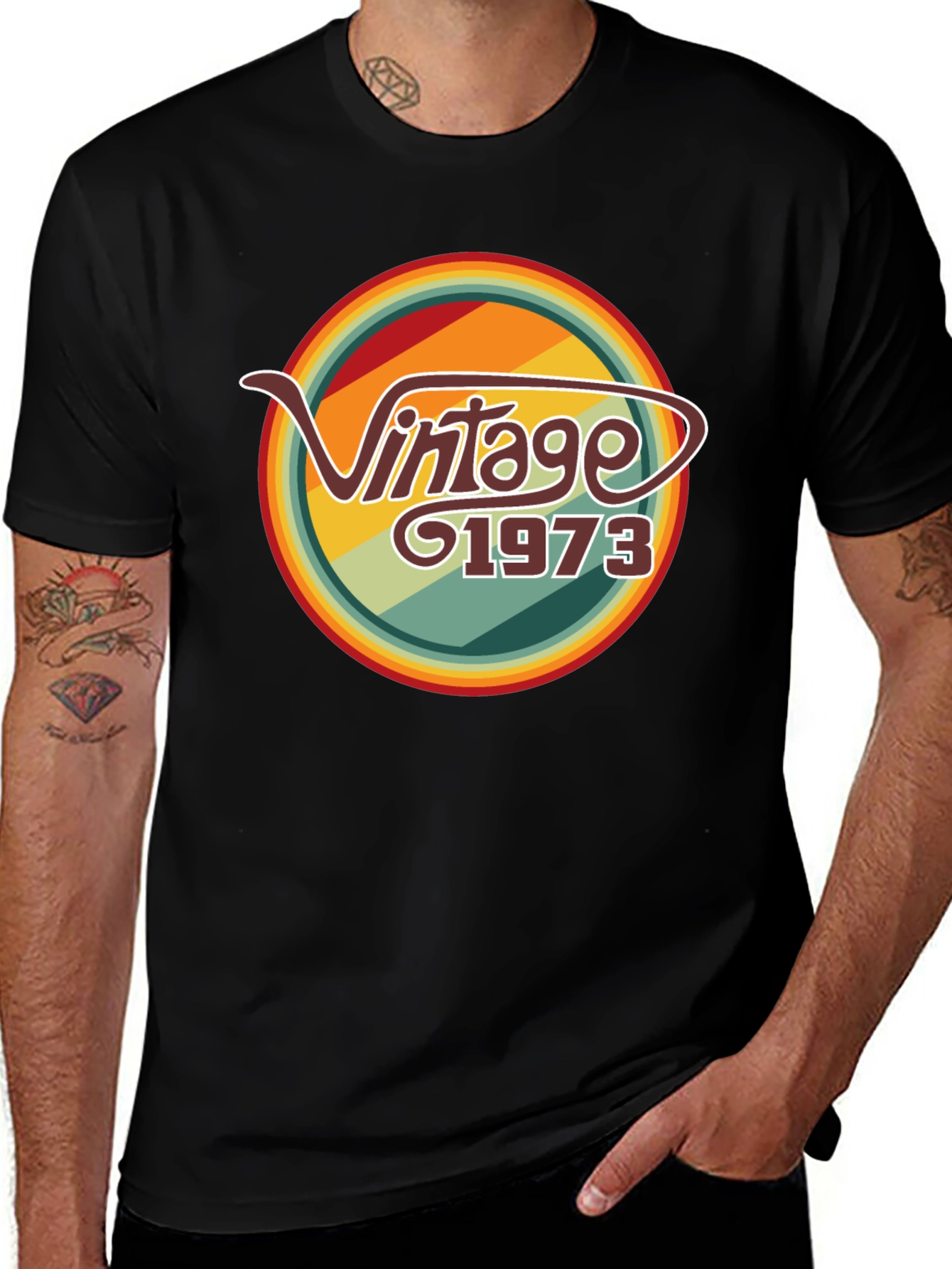 Vintage 1973 Graphic T-Shirt Retro Style