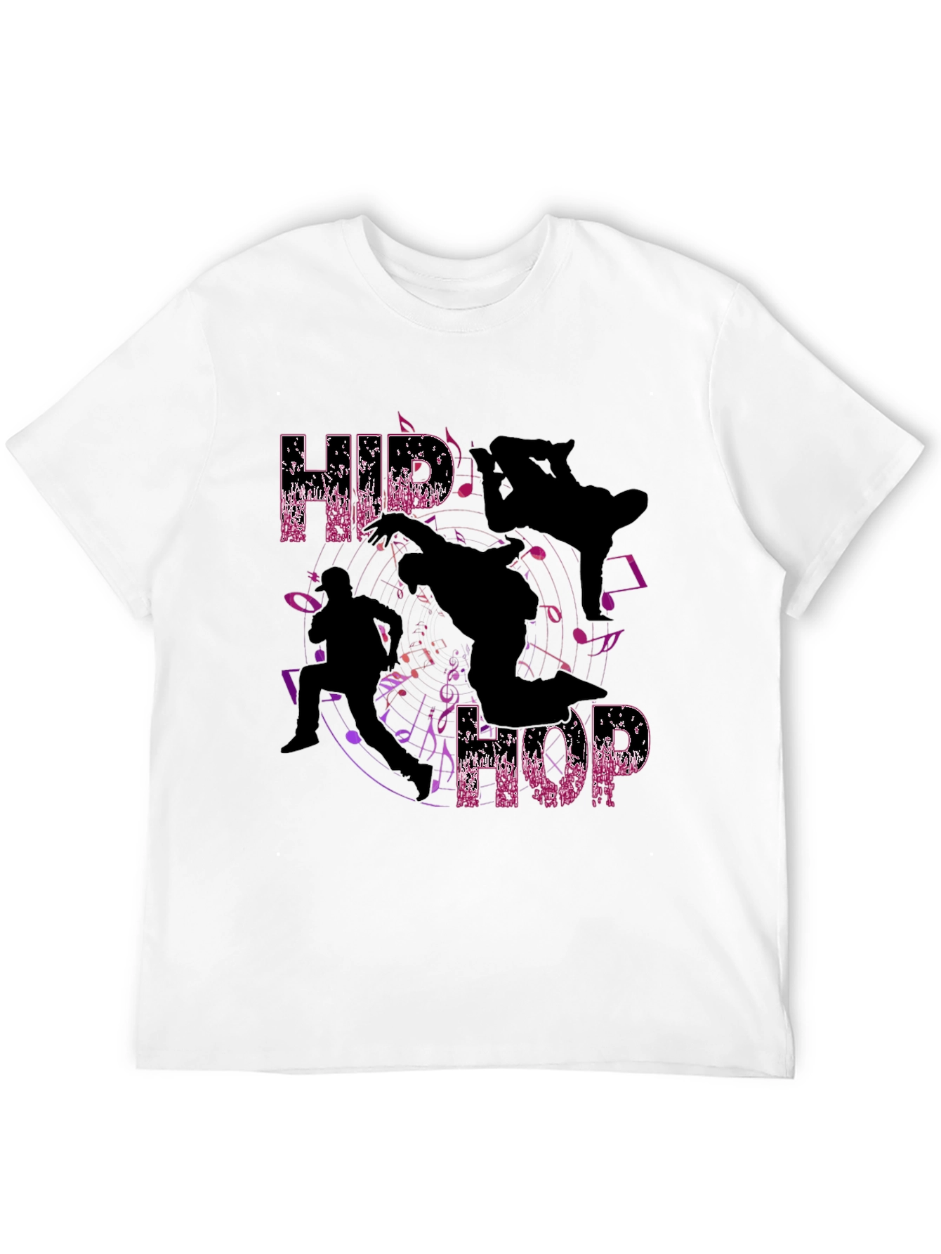 Hip Hop Dance Silhouette Graphic T-Shirt