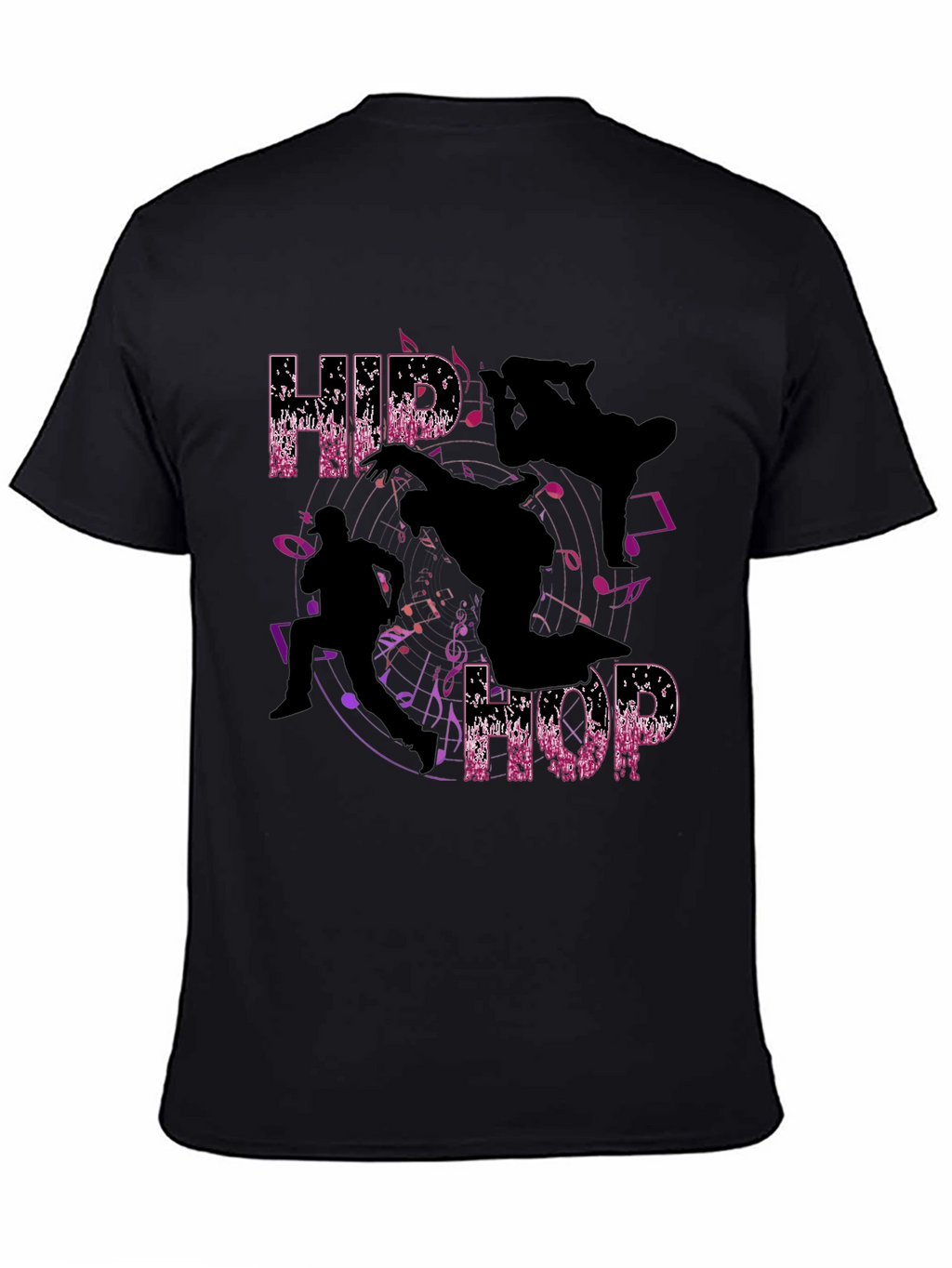 Hip Hop Dance Silhouette Graphic T-Shirt