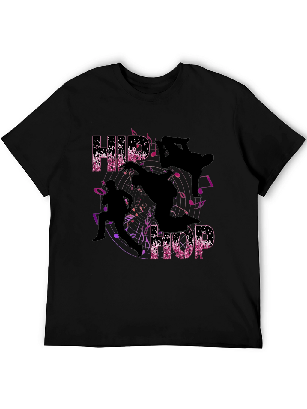 Hip Hop Dance Silhouette Graphic T-Shirt