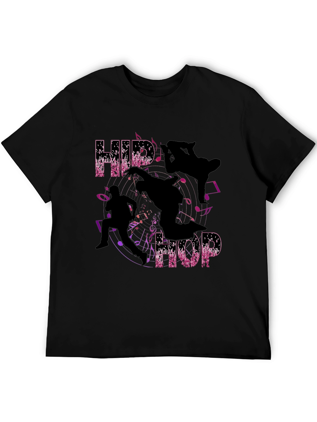 Hip Hop Dance Silhouette Graphic T-Shirt