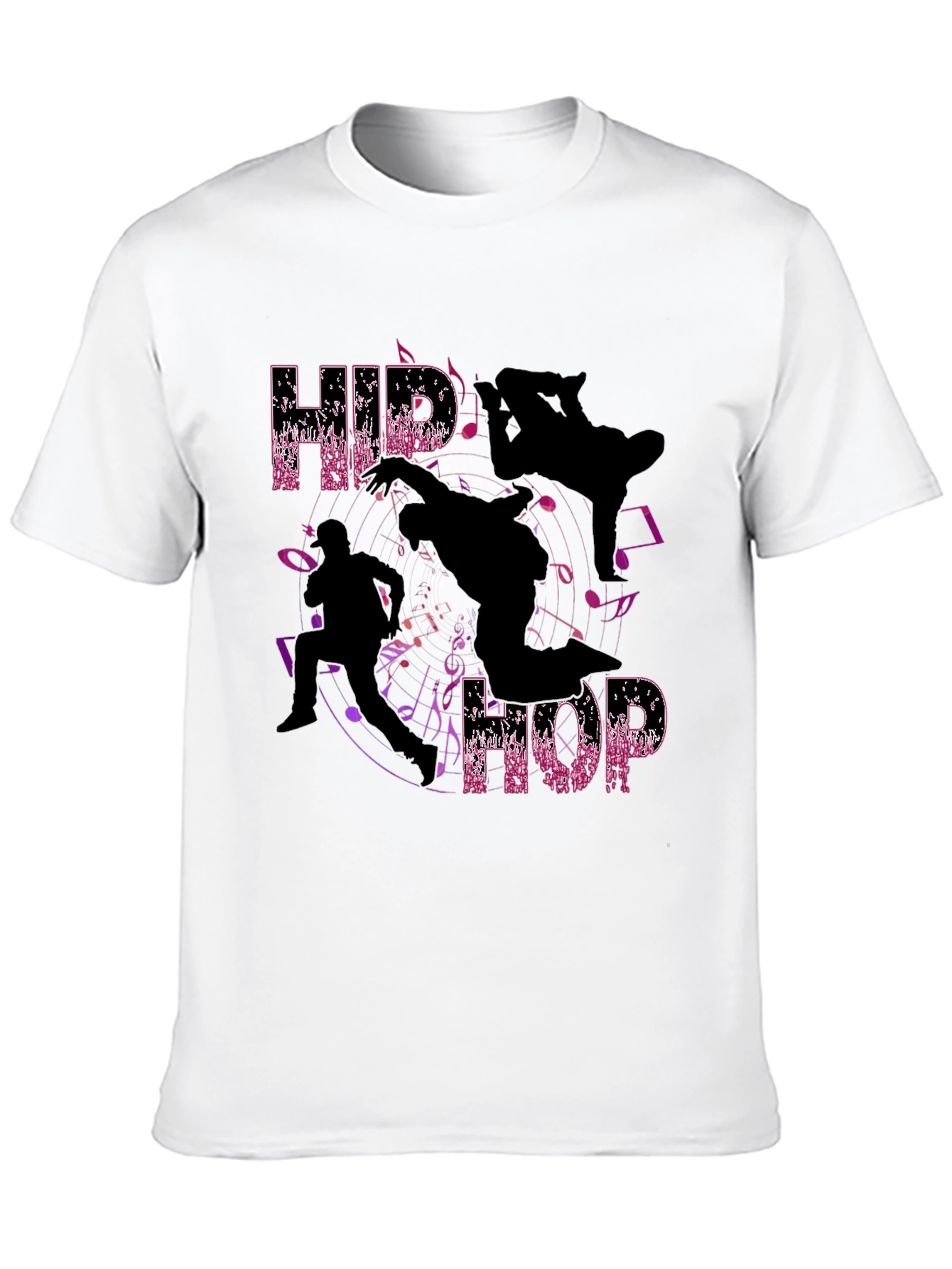 Hip Hop Dance Silhouette Graphic T-Shirt
