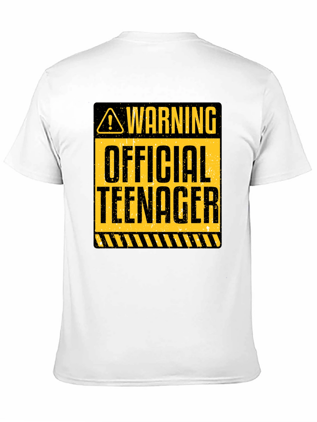 Warning Official Teenager Graphic Tee