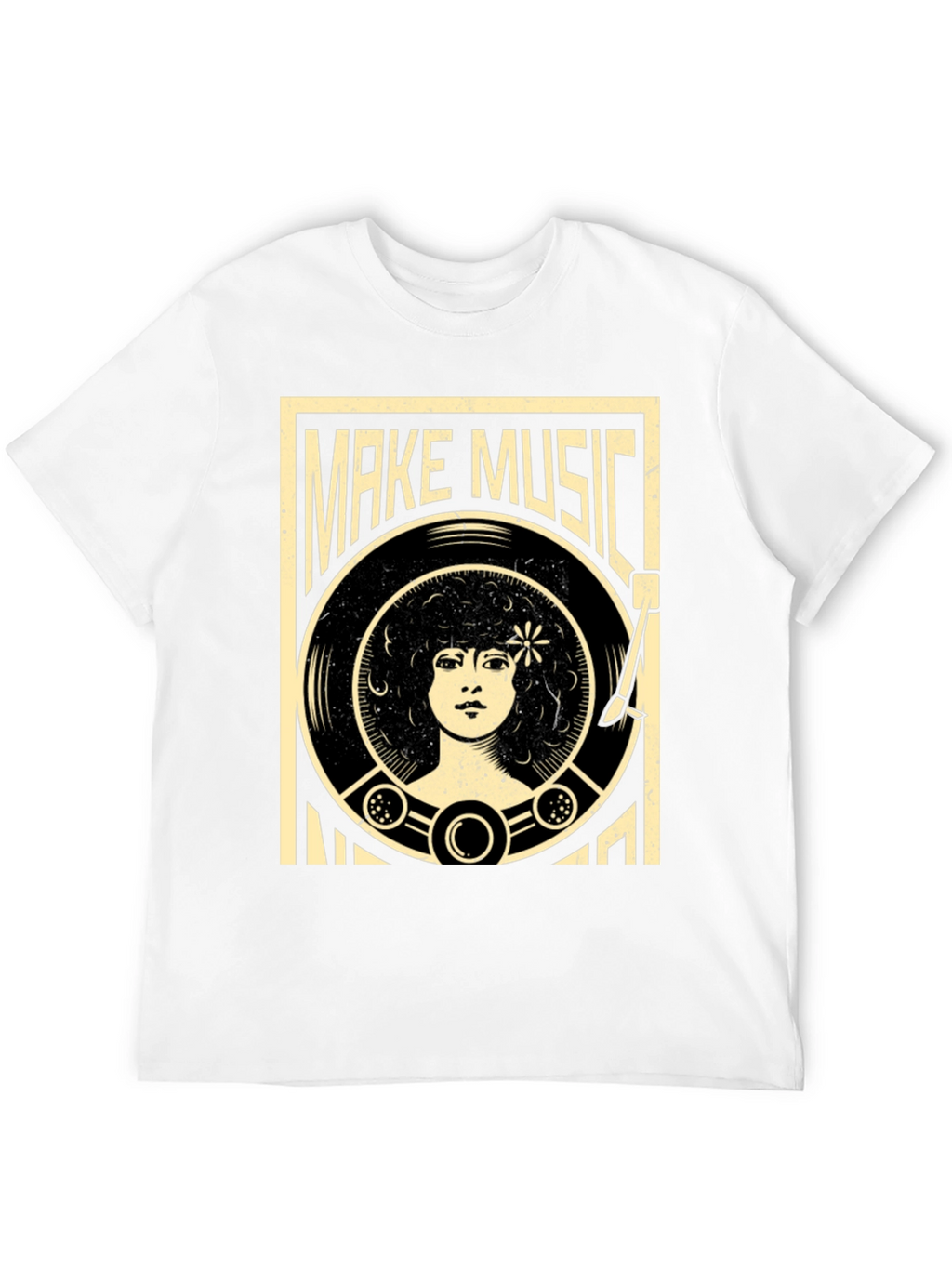 Retro Make Music Graphic Tee