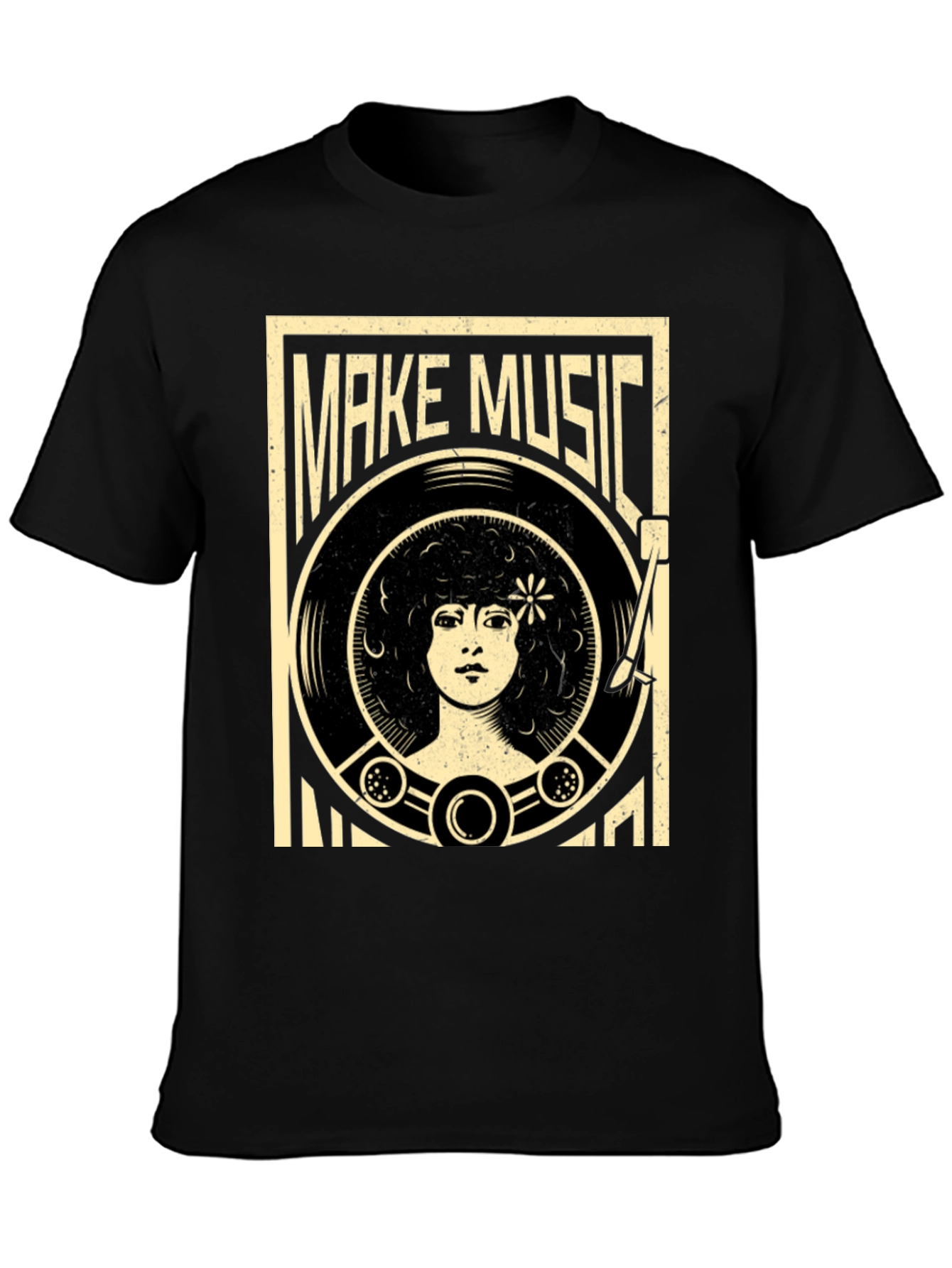 Retro Make Music Graphic Tee