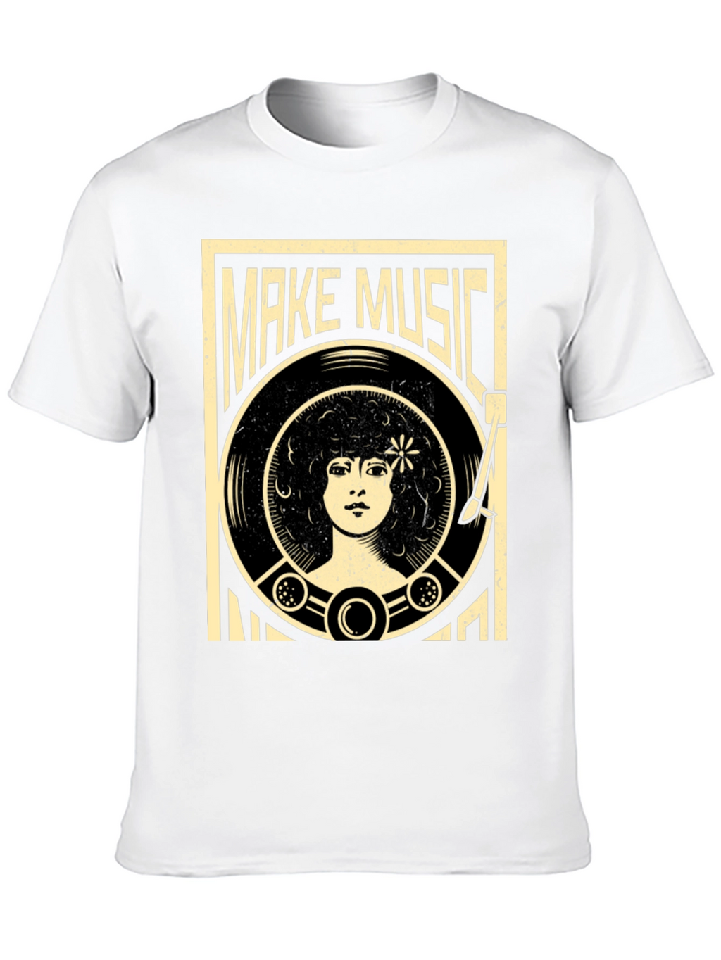 Retro Make Music Graphic Tee