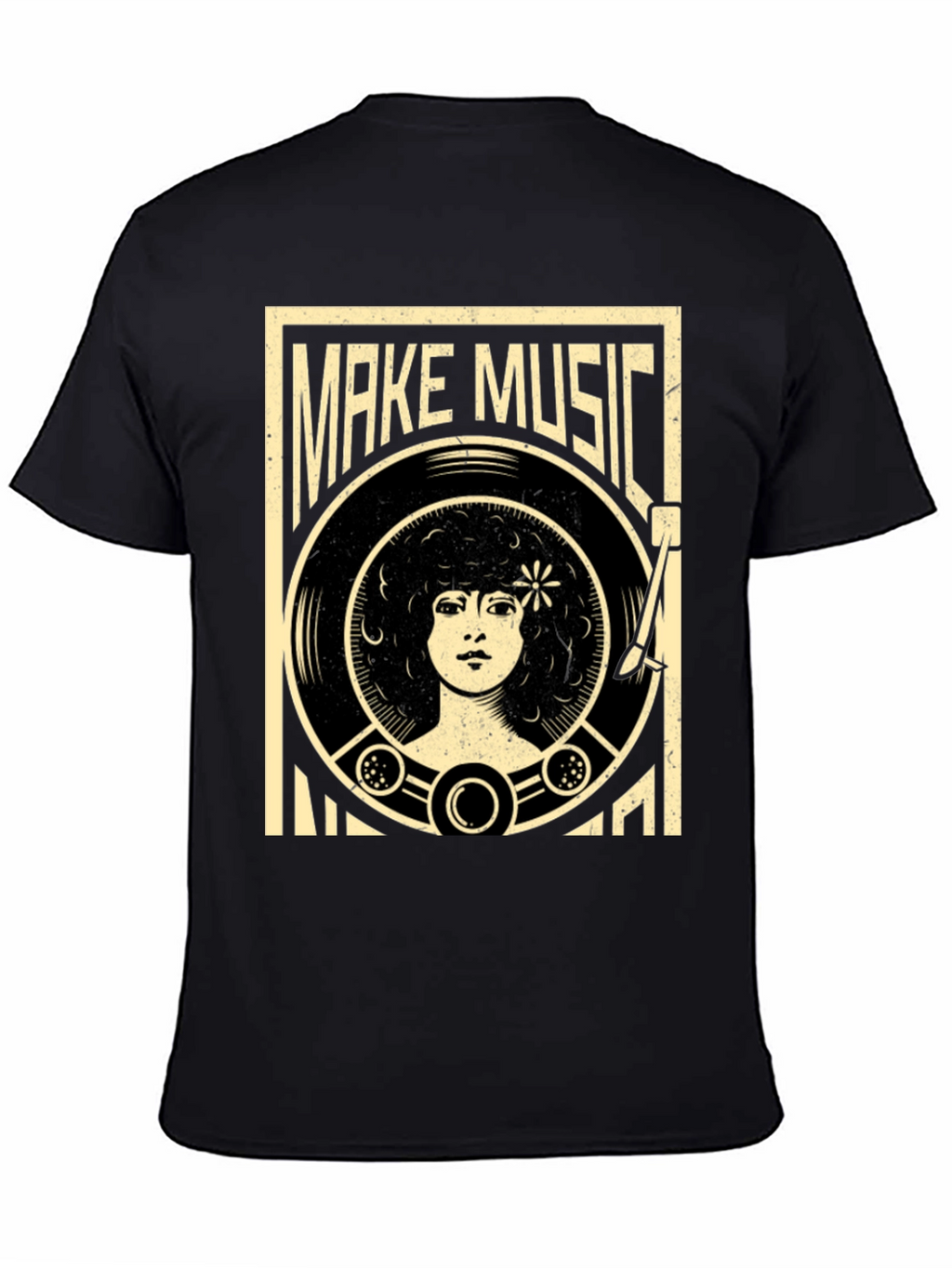 Retro Make Music Graphic Tee