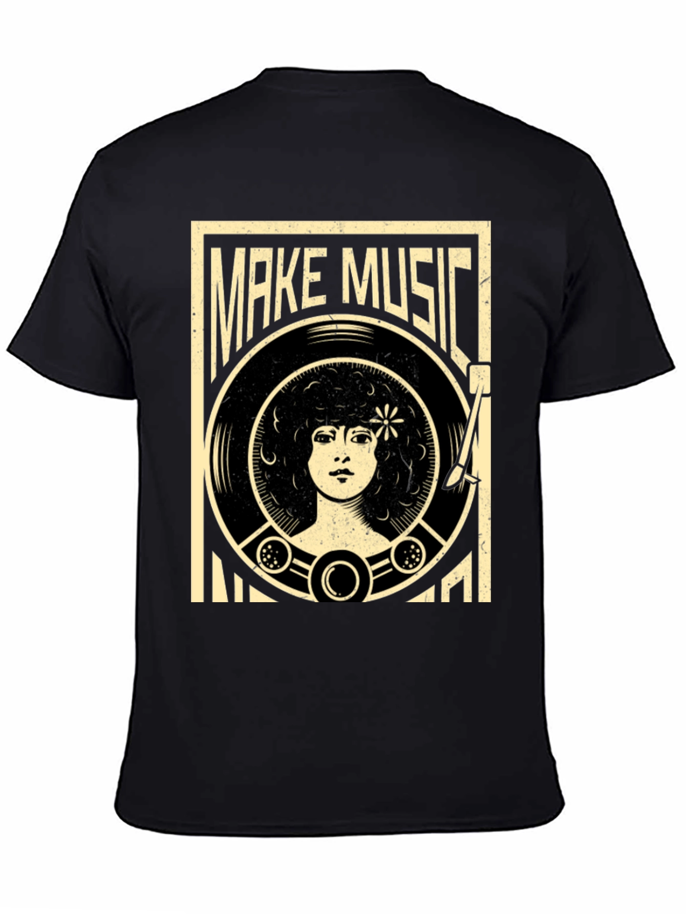 Retro Make Music Graphic Tee