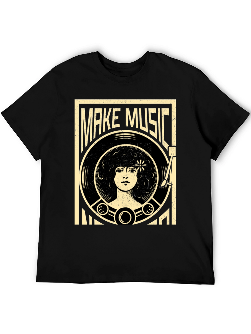Retro Make Music Graphic Tee
