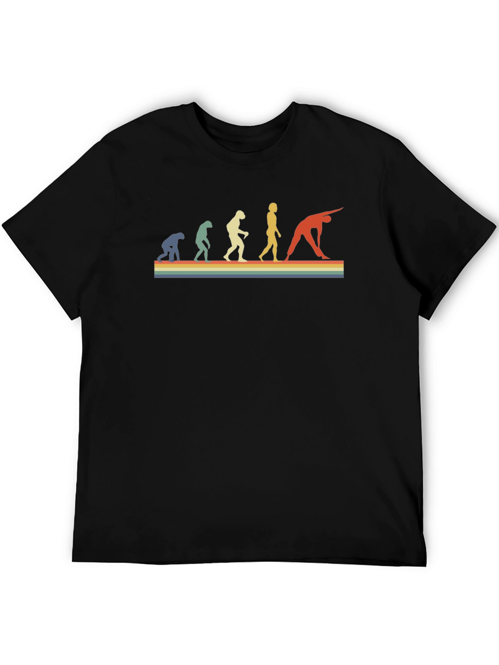 Yoga Evolution Retro Graphic Tee