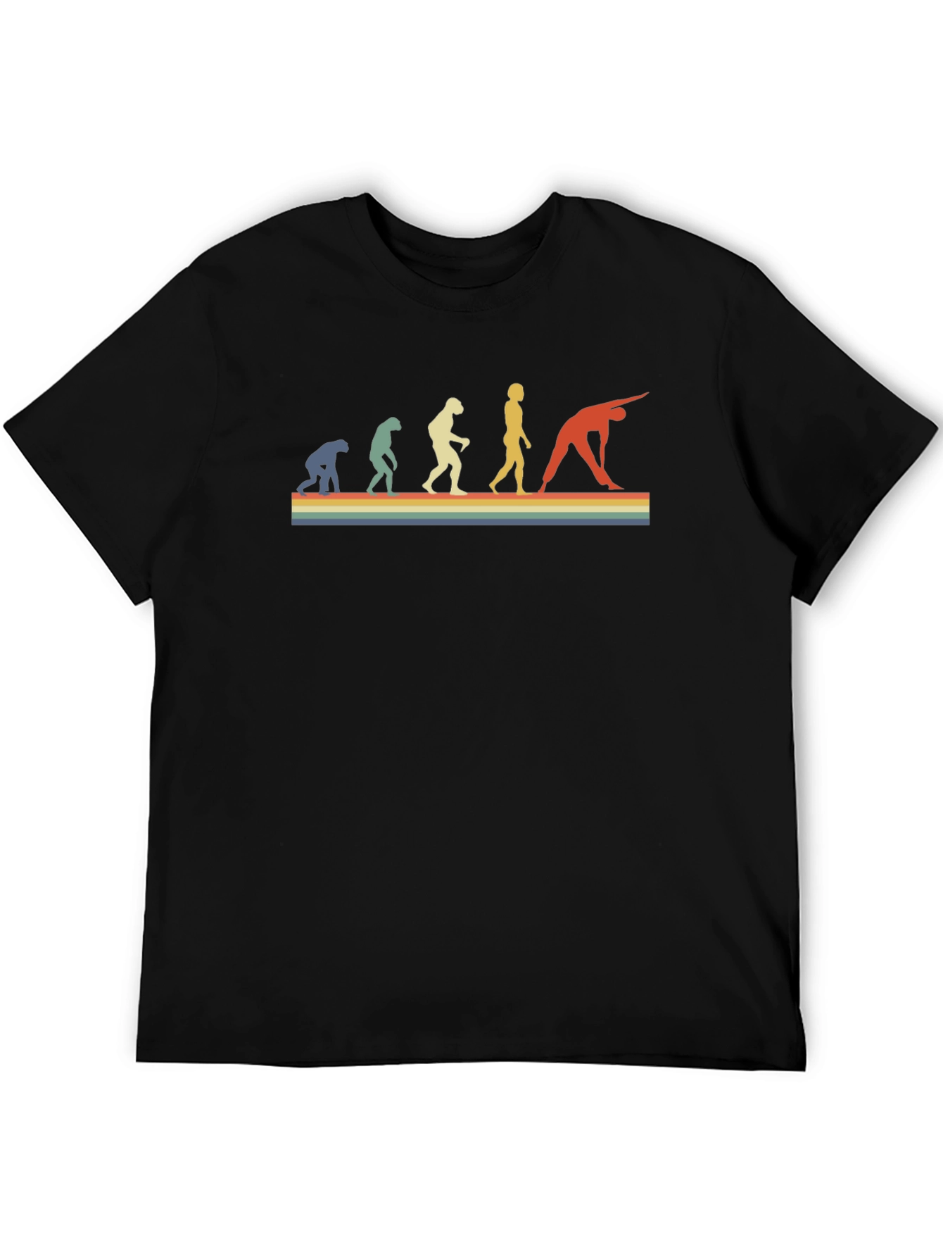 Yoga Evolution Retro Graphic Tee