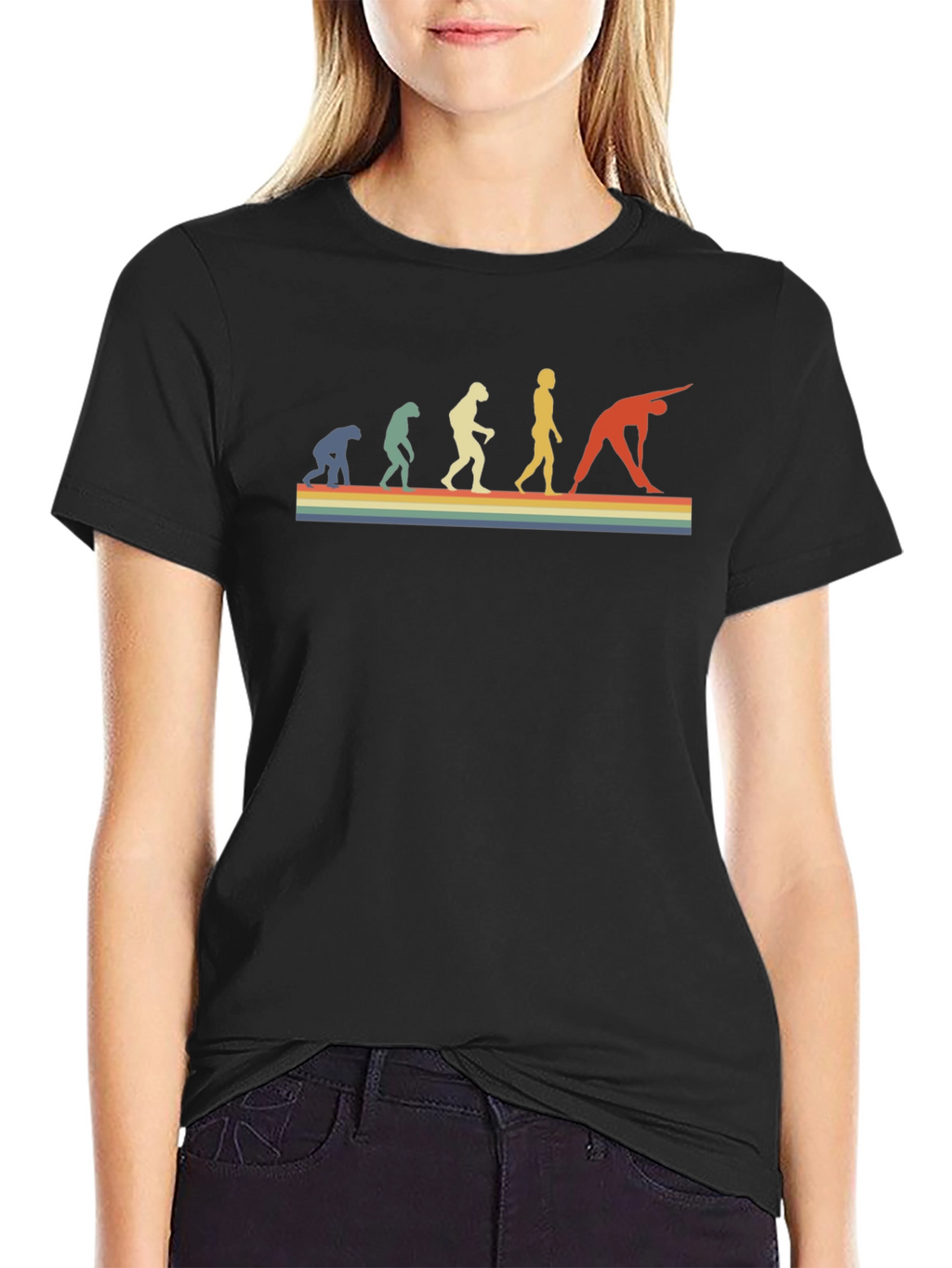 Yoga Evolution Retro Graphic Tee