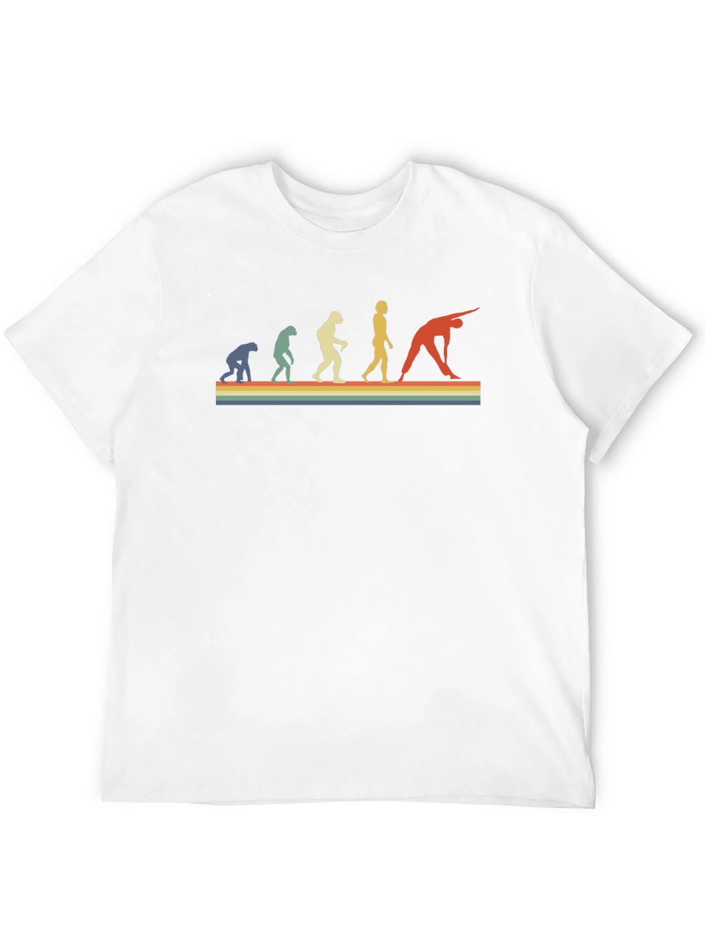 Yoga Evolution Retro Graphic Tee