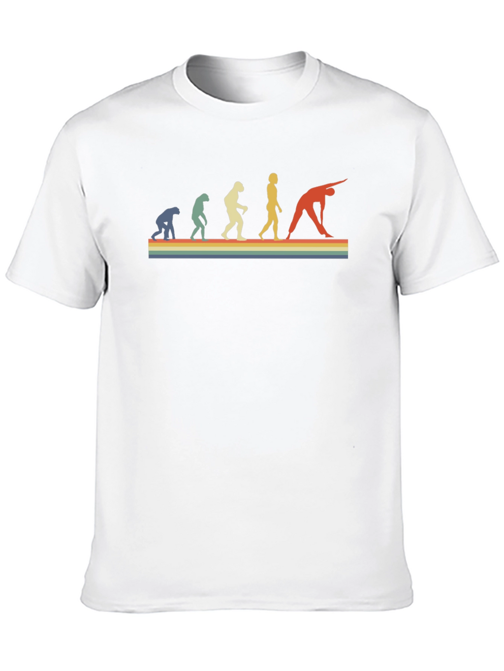 Yoga Evolution Retro Graphic Tee