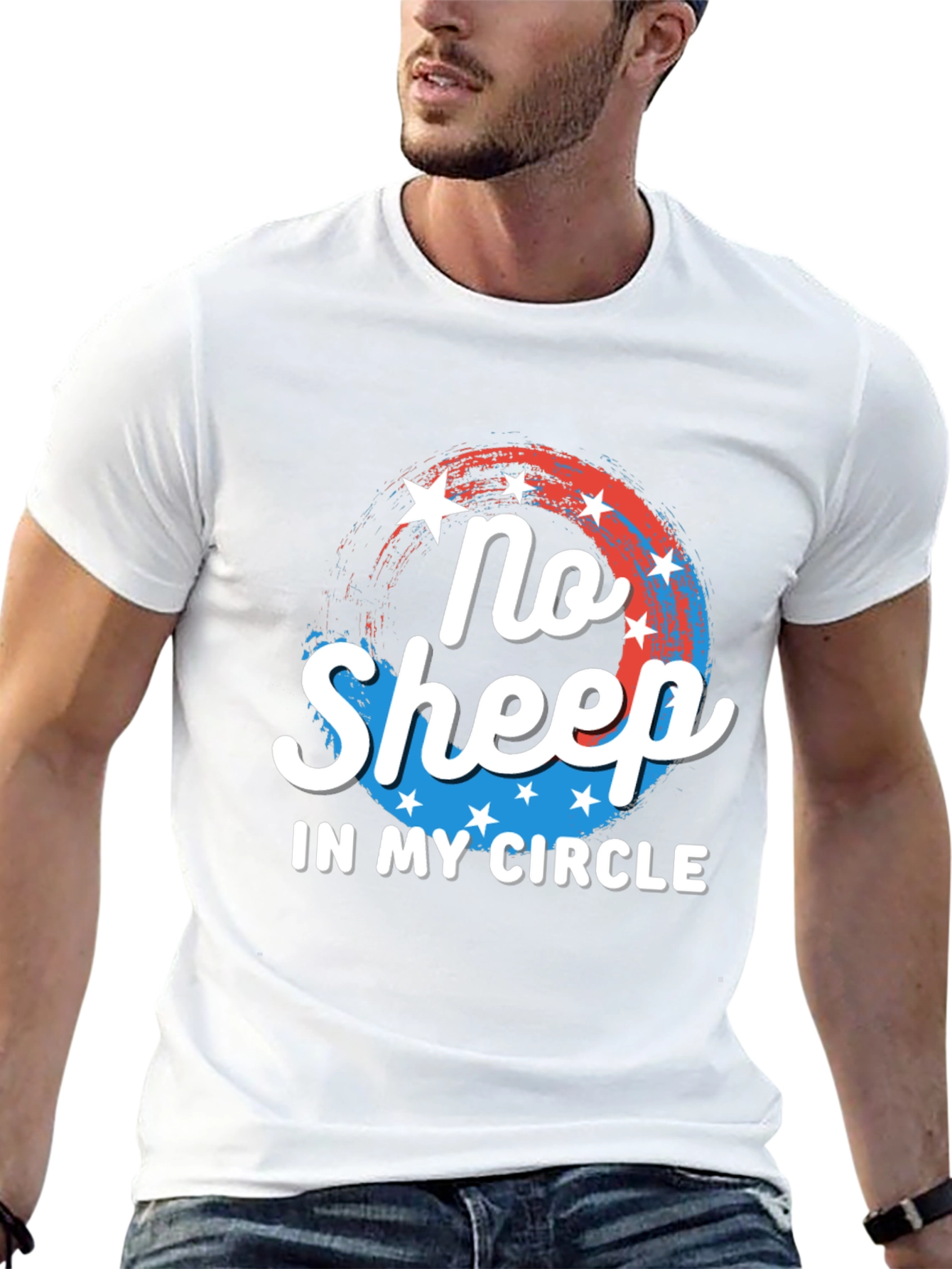 No Sheep In My Circle Graphic Tee