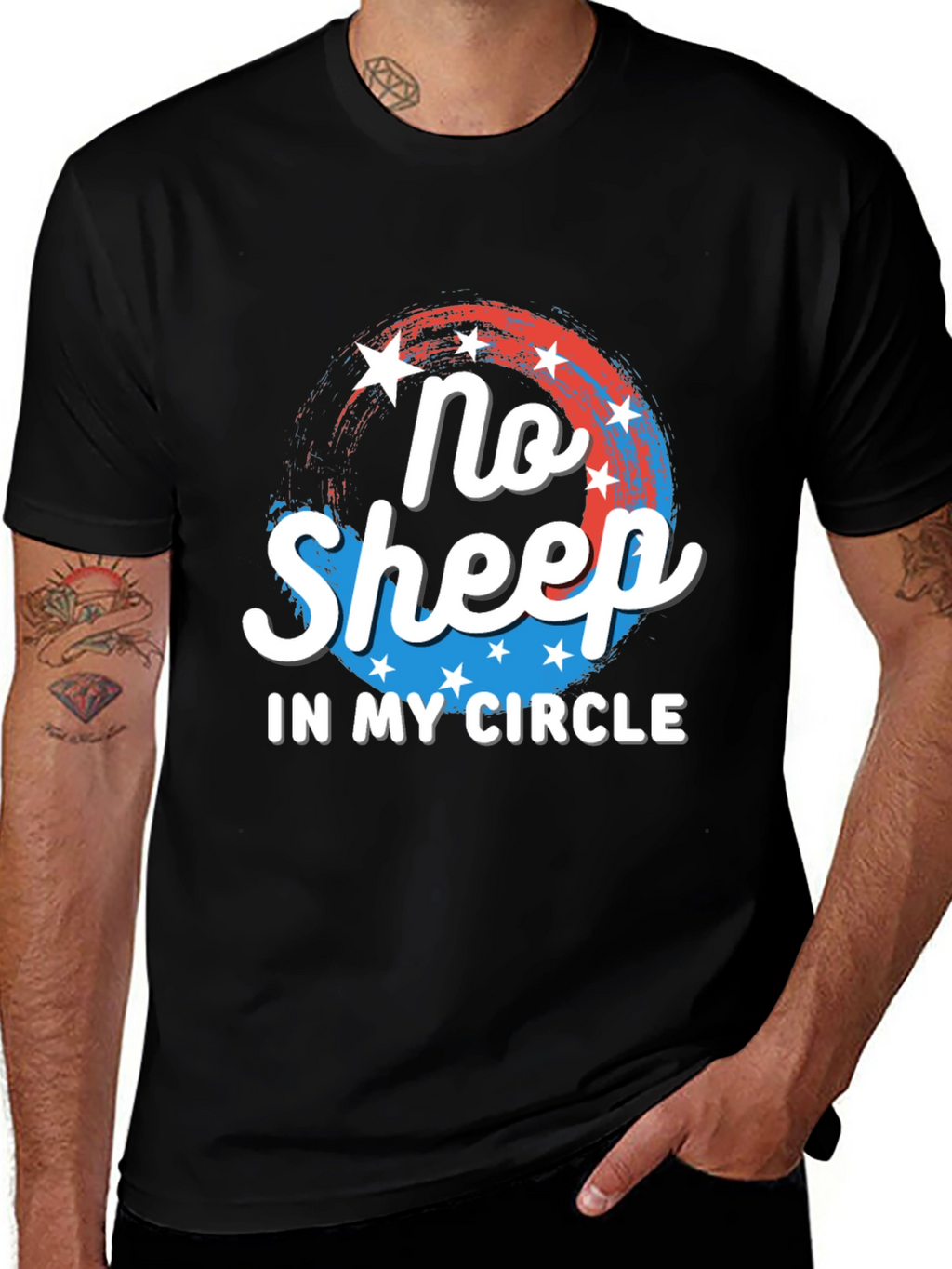 No Sheep In My Circle Graphic Tee