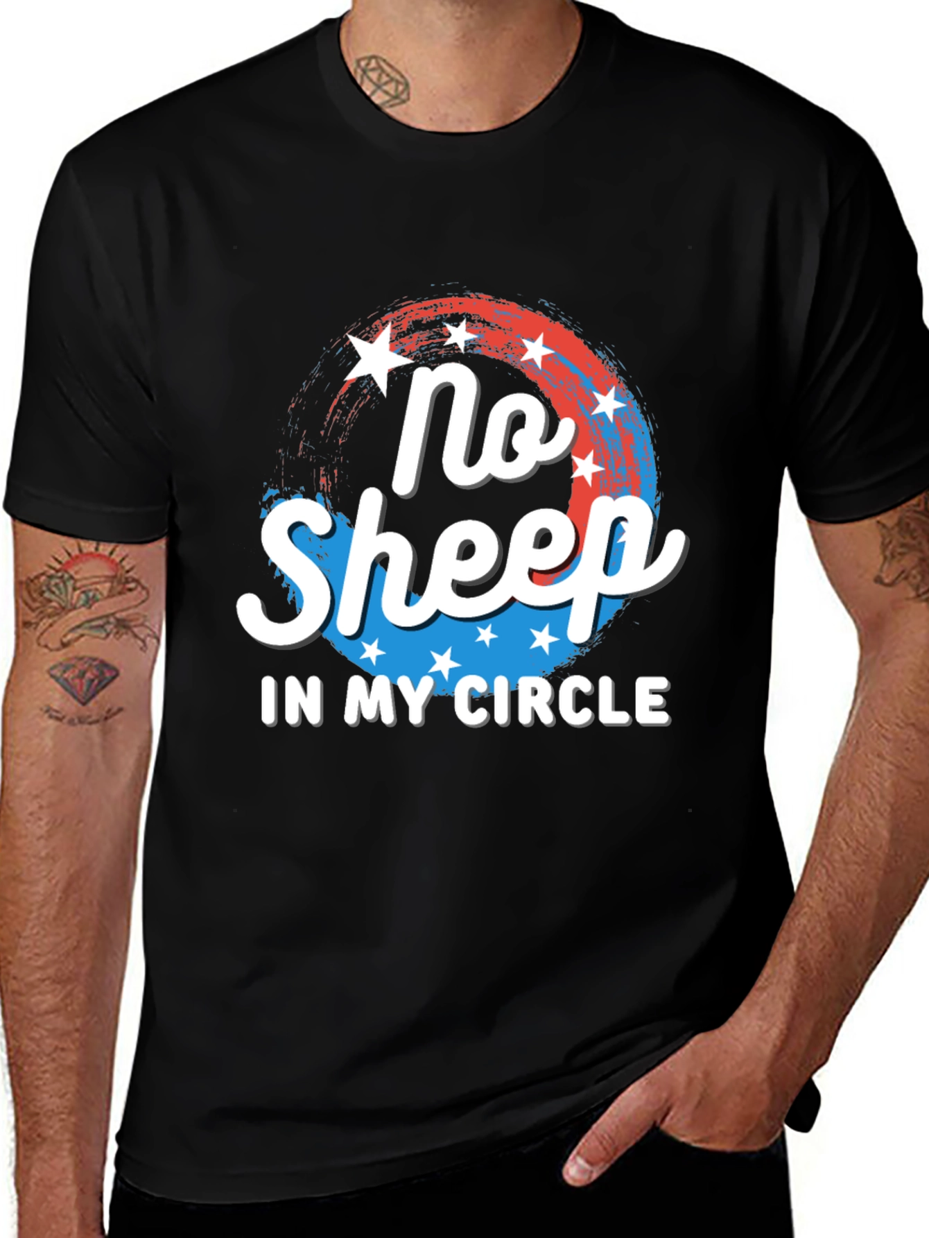 No Sheep In My Circle Graphic Tee