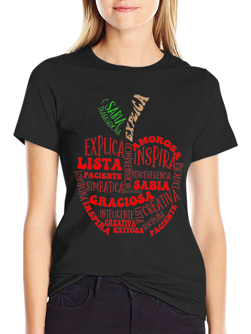 Teacher Appreciation Apple Graphic Tee